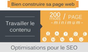 Bien construire sa page web pour seo